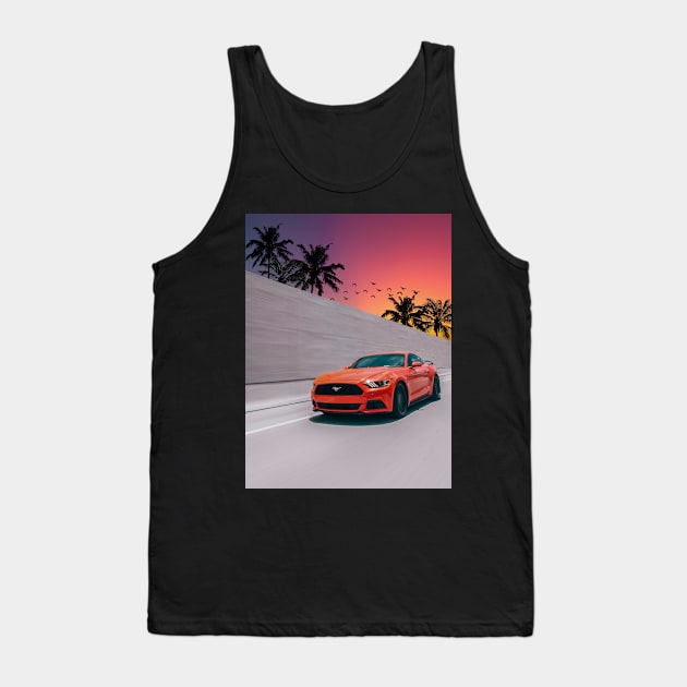 Ford Mustang Tank Top by Shaheen01